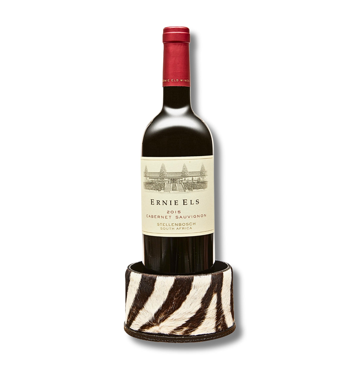 Collin Zebra Pattern Wine Holder