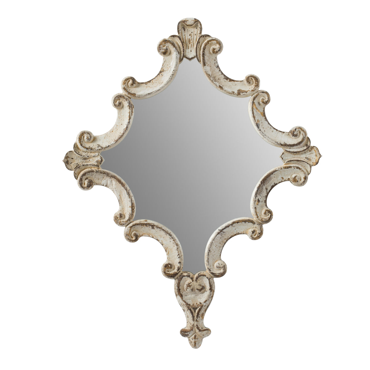 Beau French Country Scrollwork Mirror