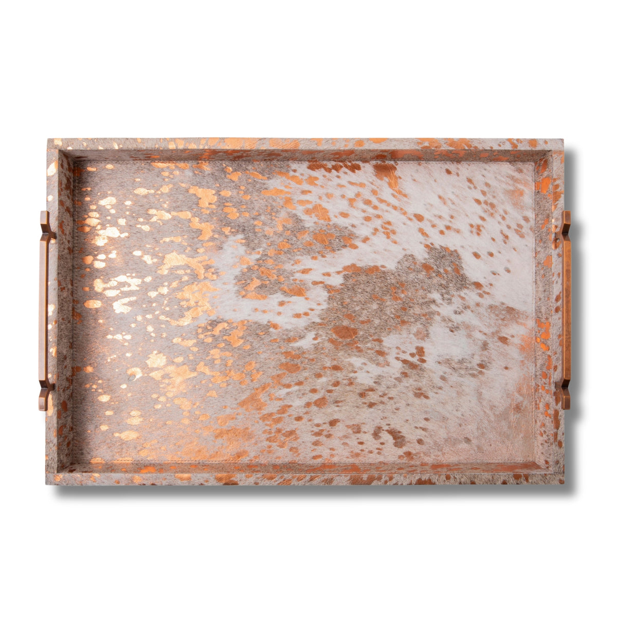 Nicolette Cowhide Decor Tray