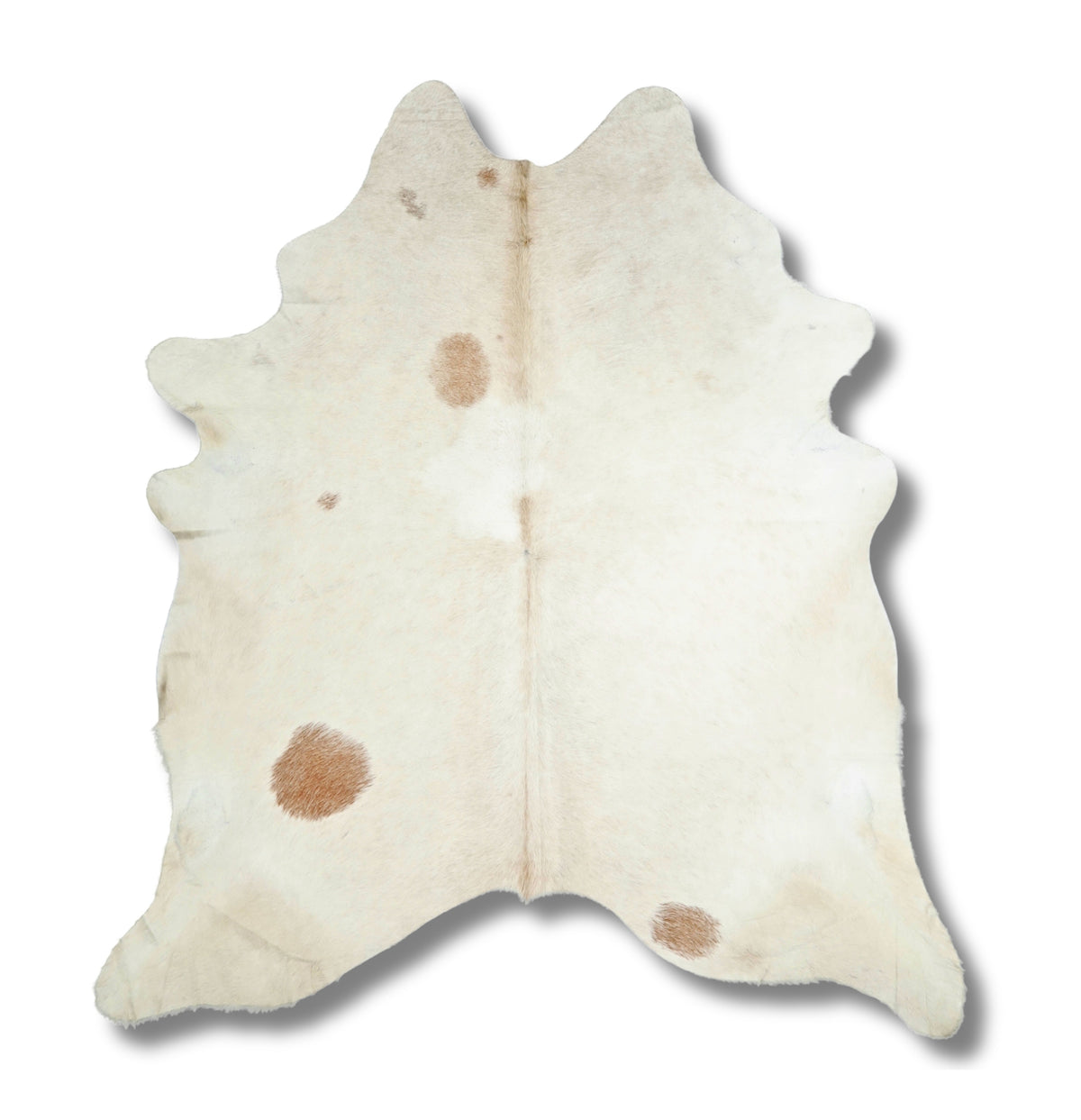 Charles Ivory & Beige Cowhide Rug