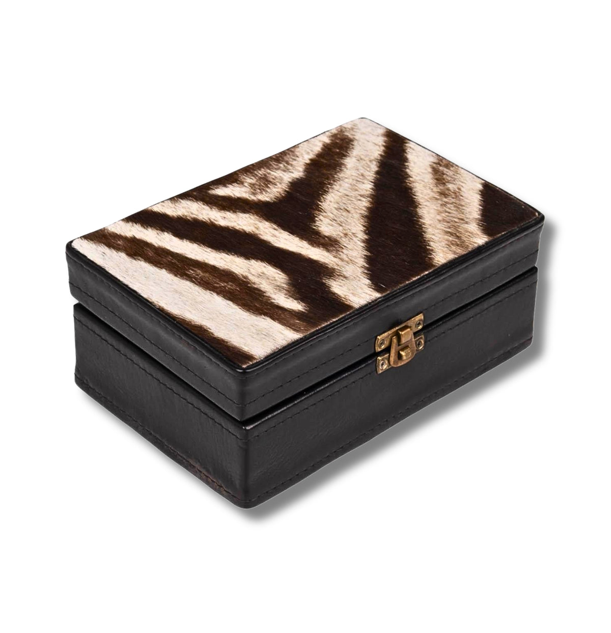 Klaus Zebra Leather Box