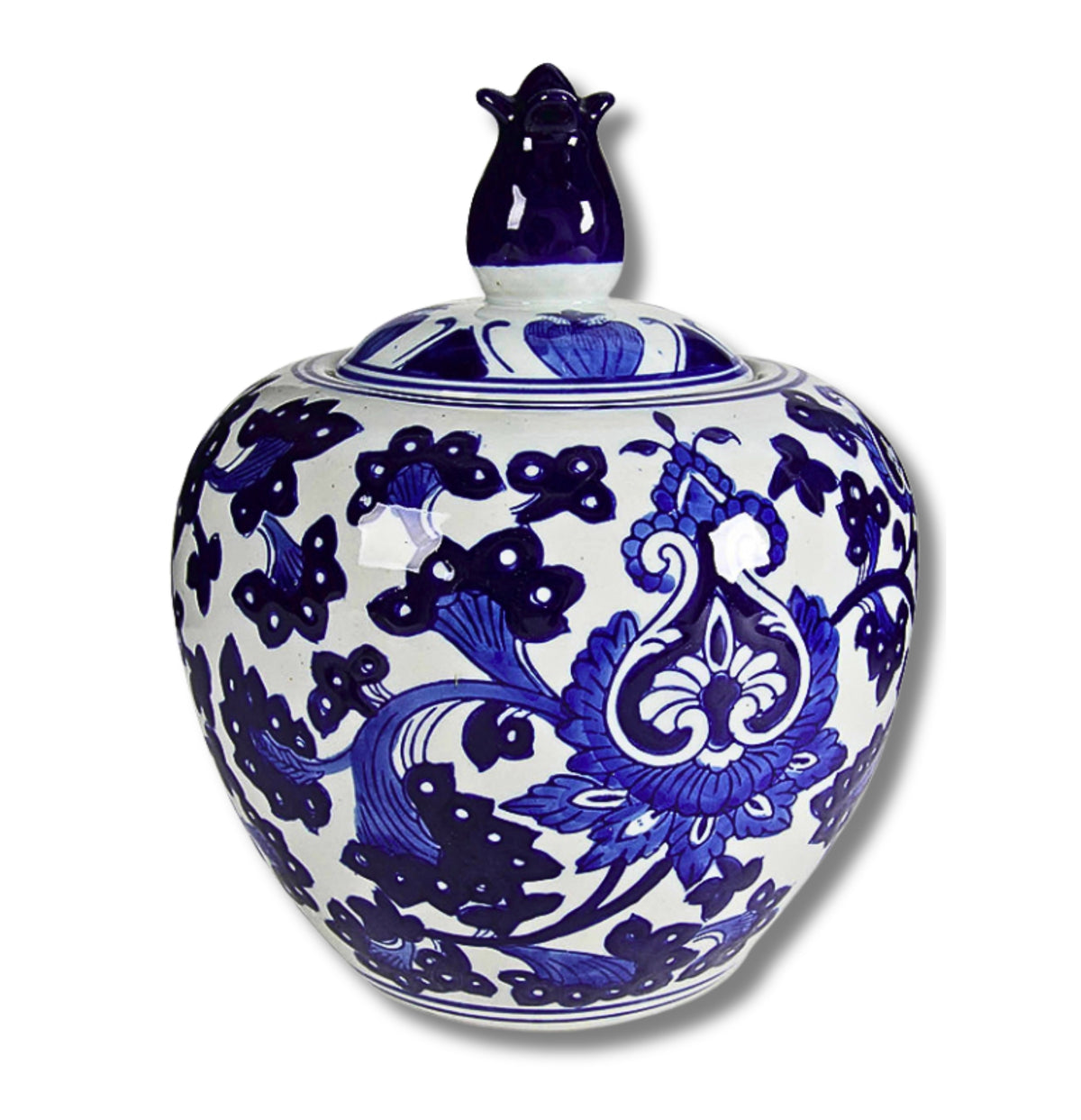 Georgia Blue & White Ginger Jar