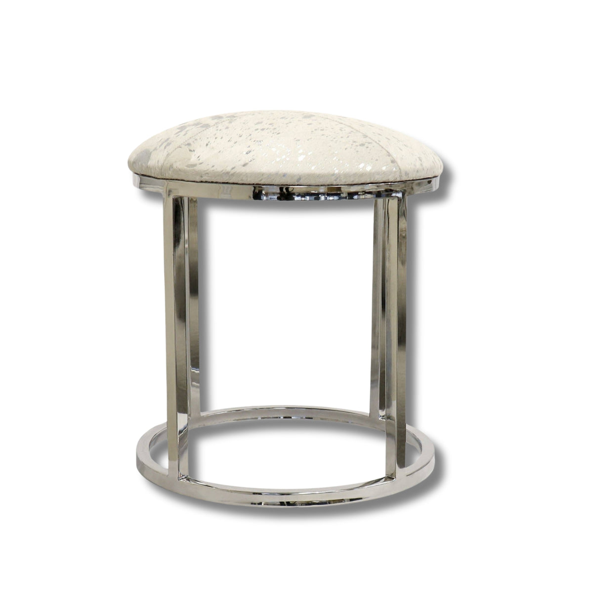 Sacha Safari Cowhide Stool