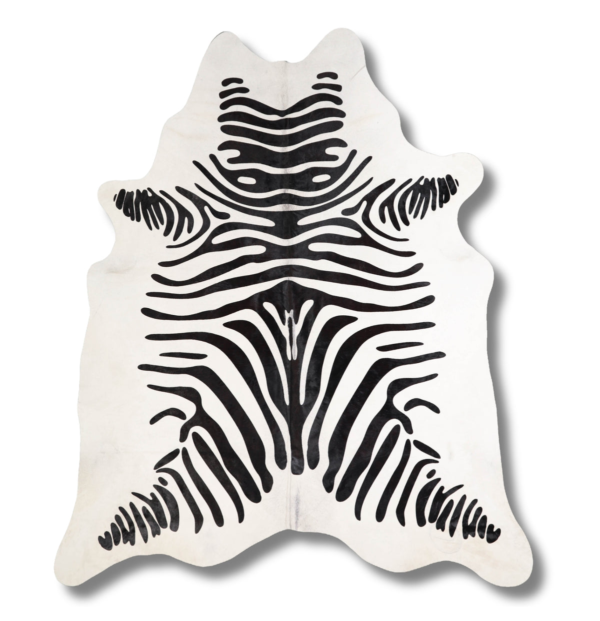 Noreen Zebra Cowhide Rug