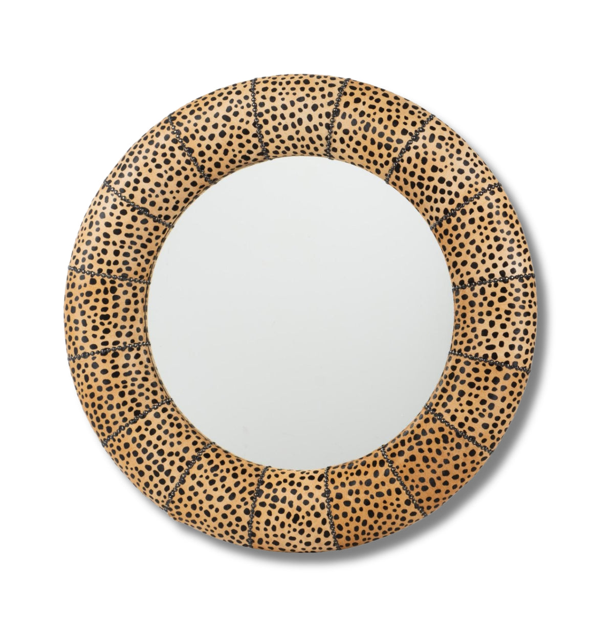 Thea Cheetah Print Mirror