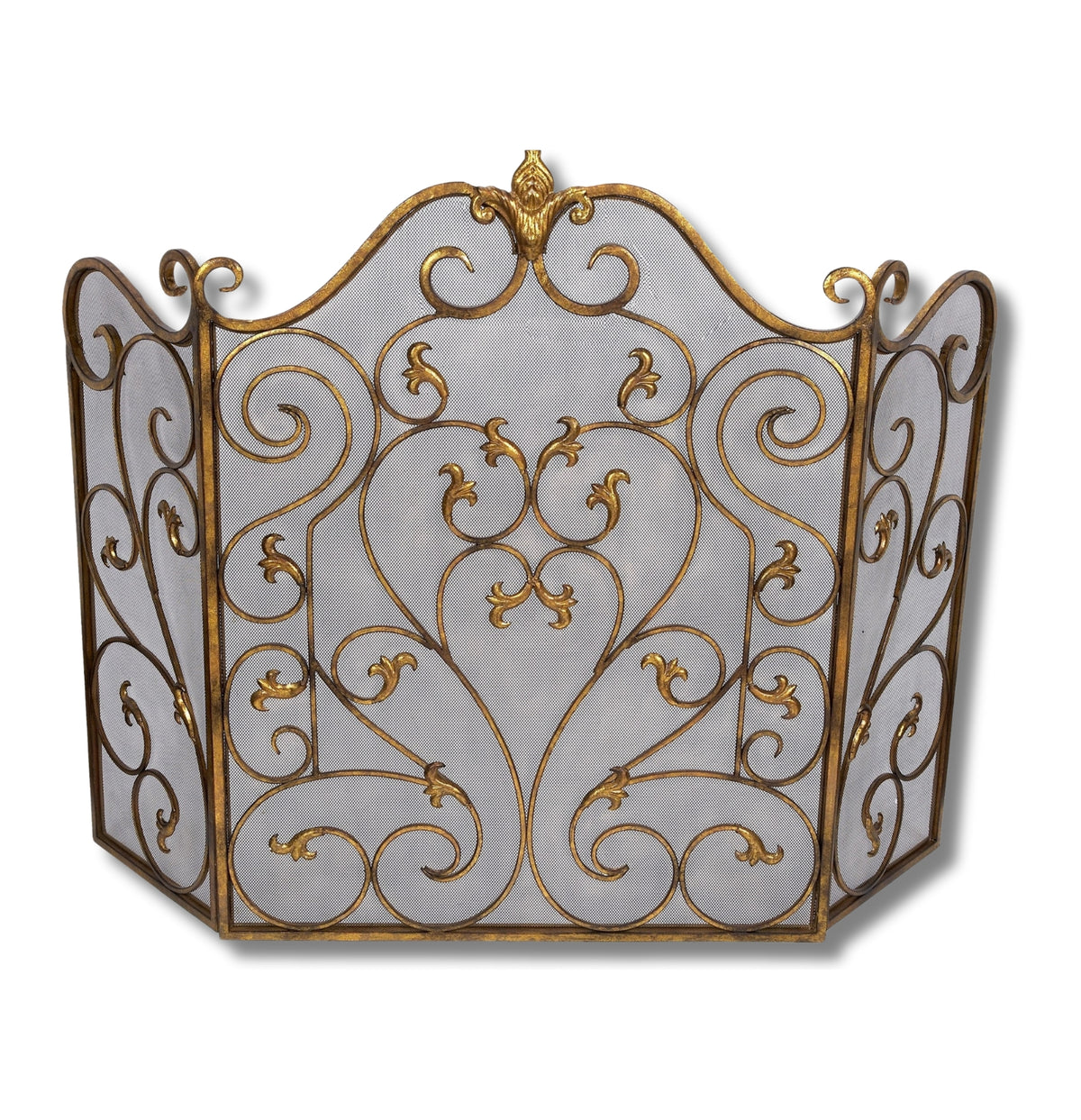 Simone Scroll Fireplace Screen