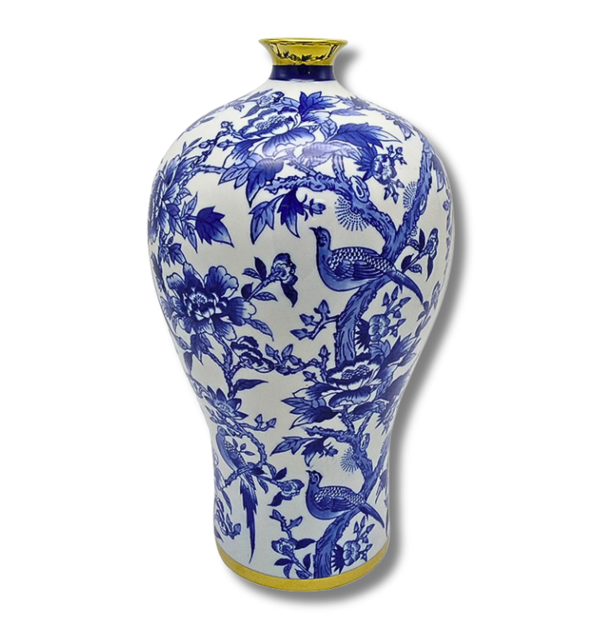 Savannah Blue & White Chinoiserie Vase