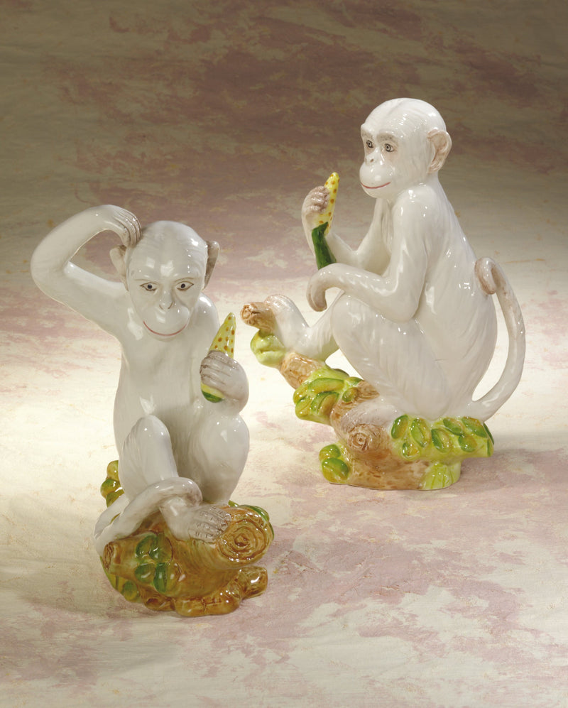 Hand Painted Monkey Figurine