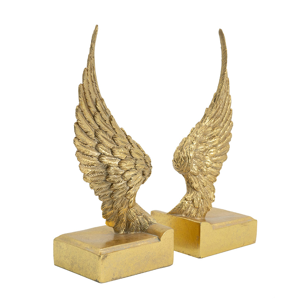 Golden Wing Bookends