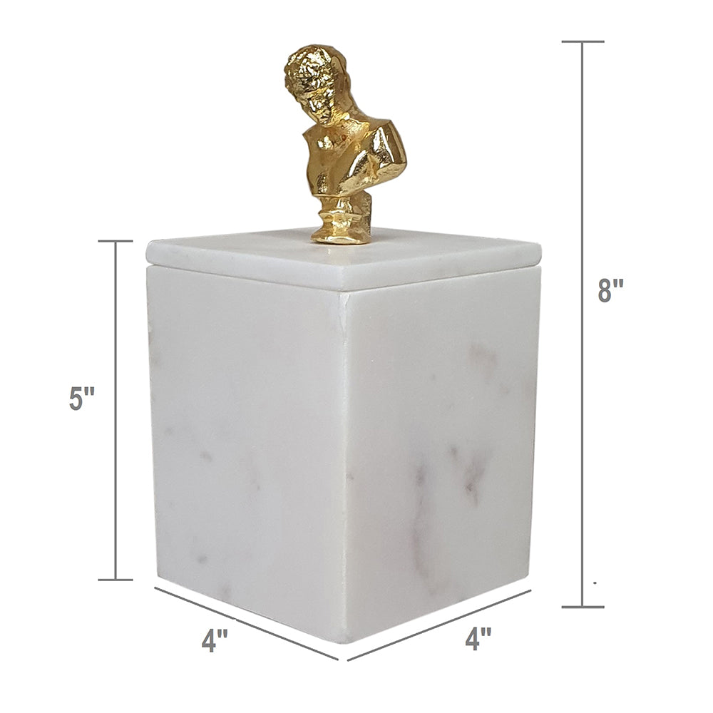 White Marble Decorative Box