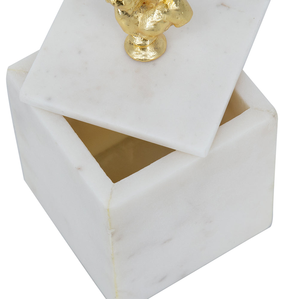 White Marble Decorative Box