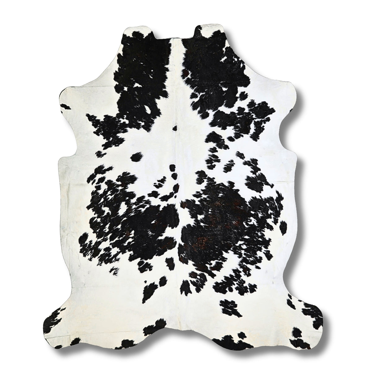 Brigit Black & White Cowhide Rug