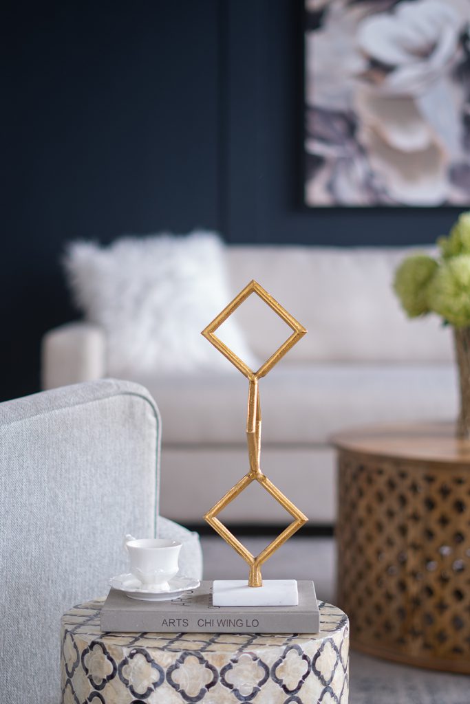 Gold Decorative Accent Table Sculpture