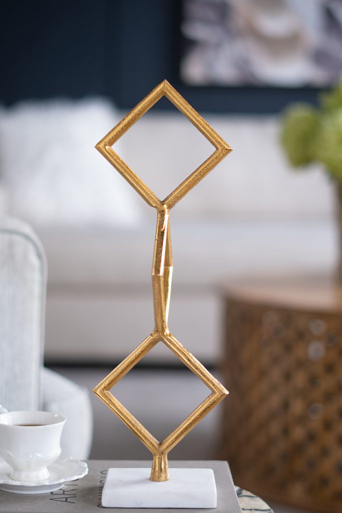 Gold Decorative Accent Table Sculpture