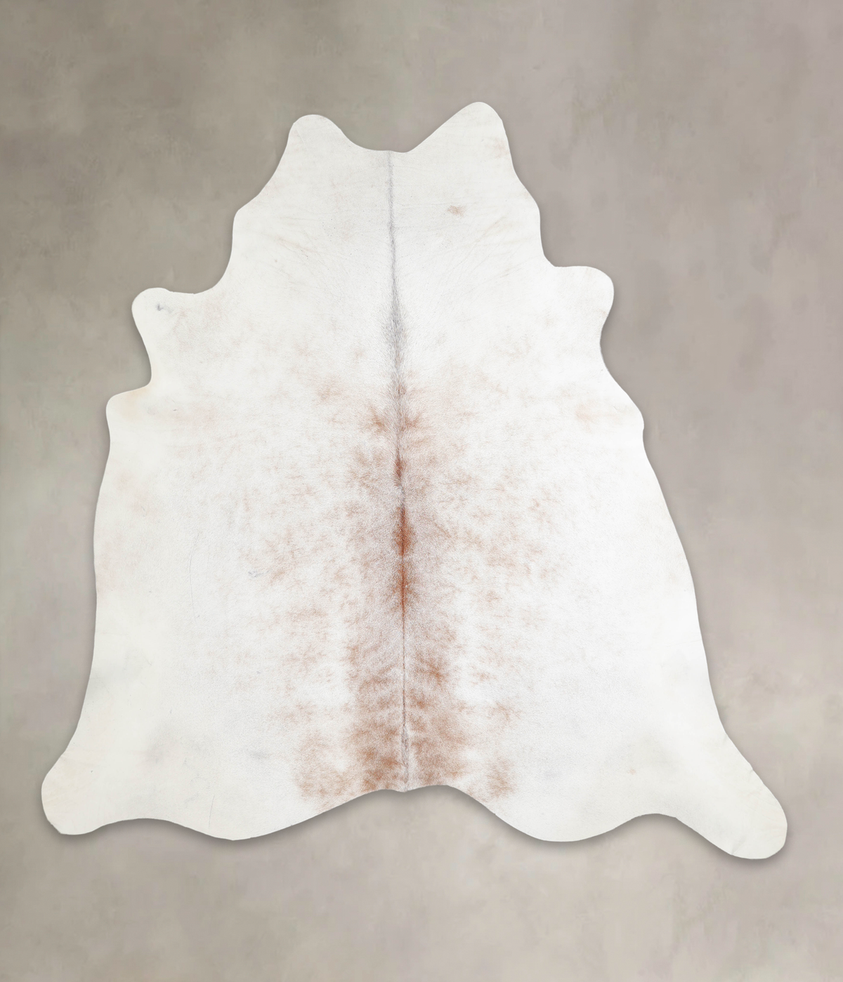 Luxurious Ivory with Beige XX-Large Brazilian Cowhide Rug