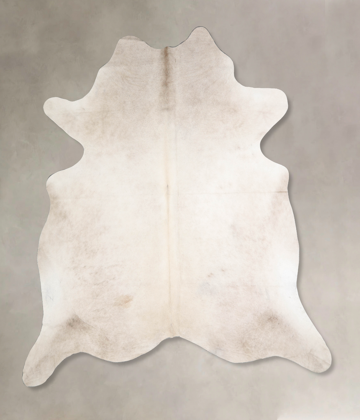 Luxurious Beige XX-Large Brazilian Cowhide Rug, 8'5" x 7'8"