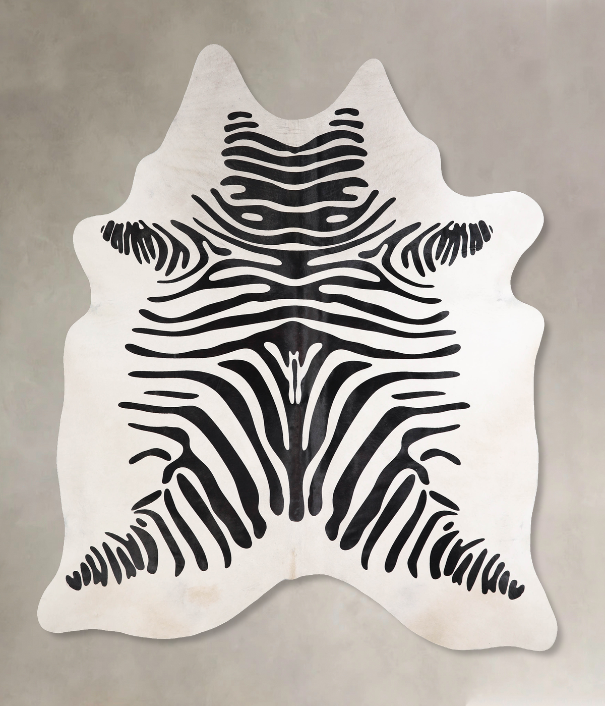 Authentic Zebra Cowhide Rug - Premium Quality, Stylish Design