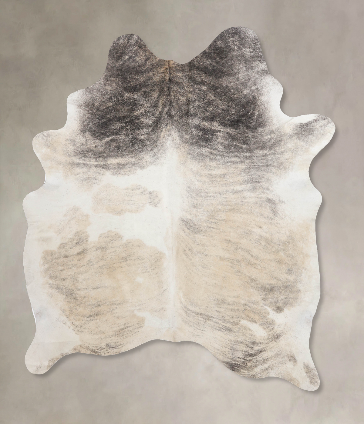 Luxurious Grey Brindle Large Brazilian Cowhide Rug - Versatile Décor