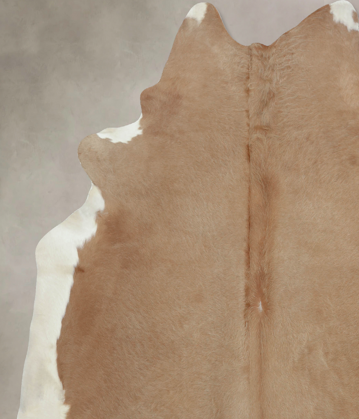 Luxurious Beige XX-Large Brazilian Cowhide Rug for Stylish Interiors