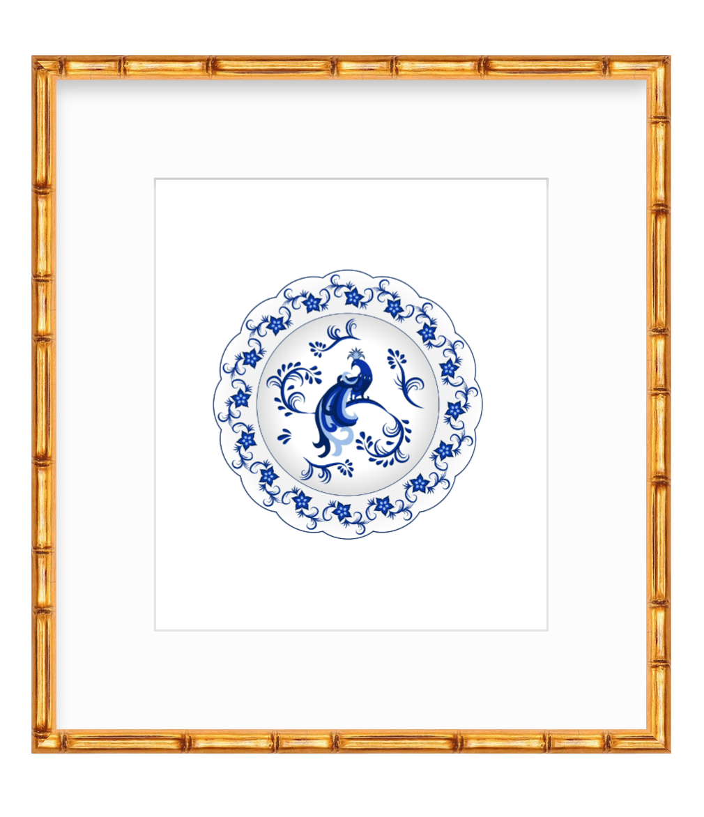 Emerson Print - Chinoiserie Plate