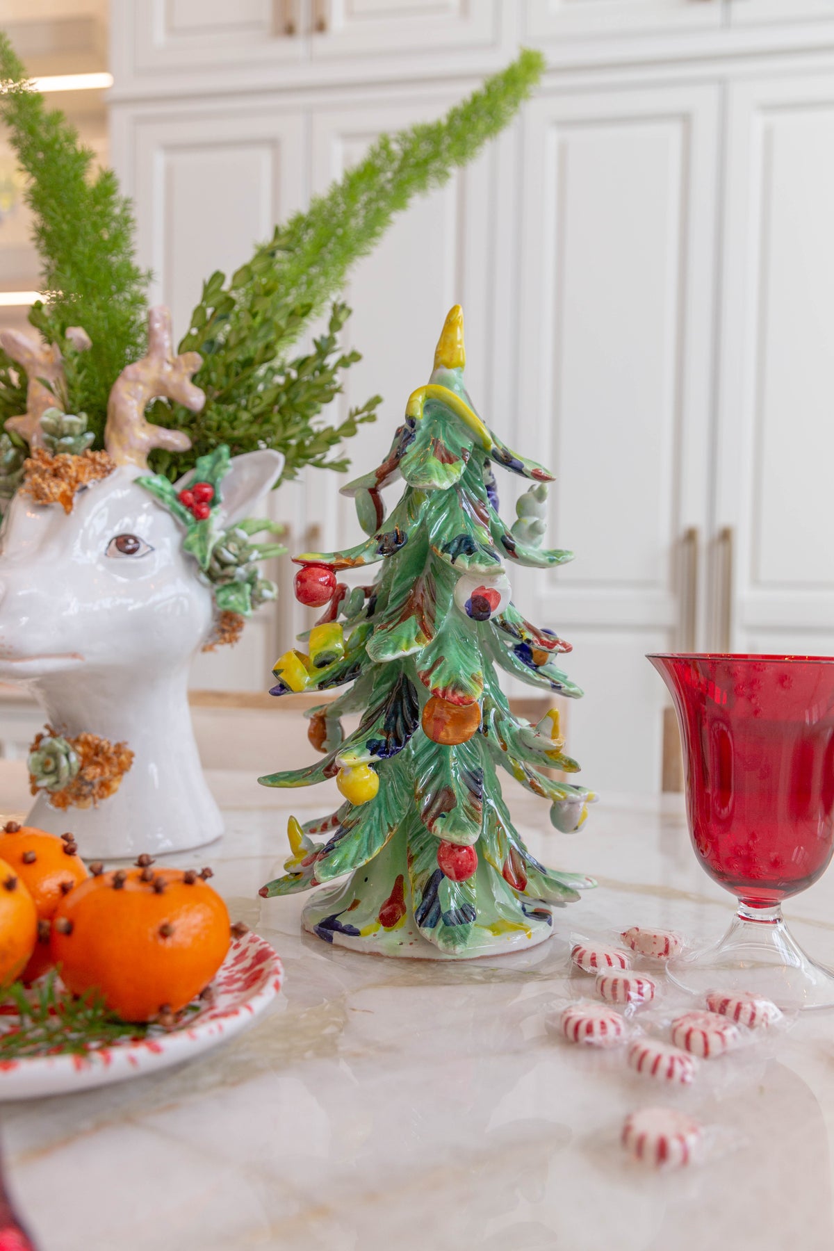 Ceramic Holiday Tree Decor