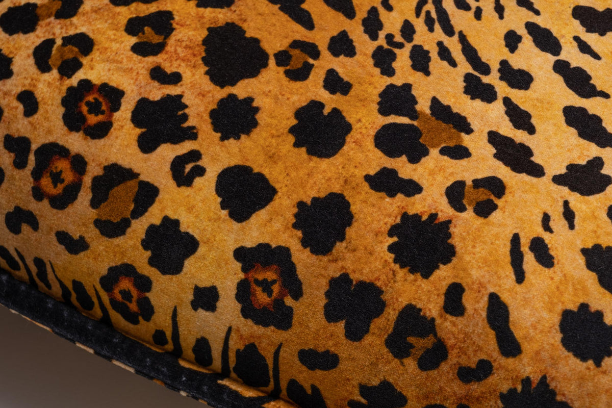 Safari Spot Velvet Pillow Gold